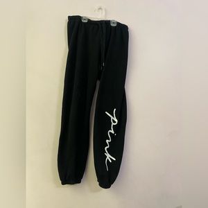 PINK victoria secret sweats, elastic waistband,elastic ankles